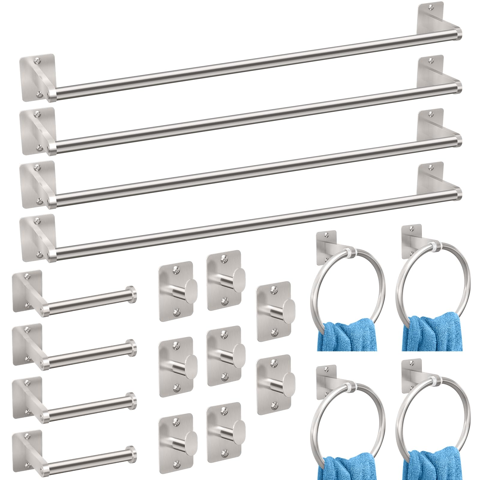 KLJKPA 20-Piece Bathroom Hardware Set