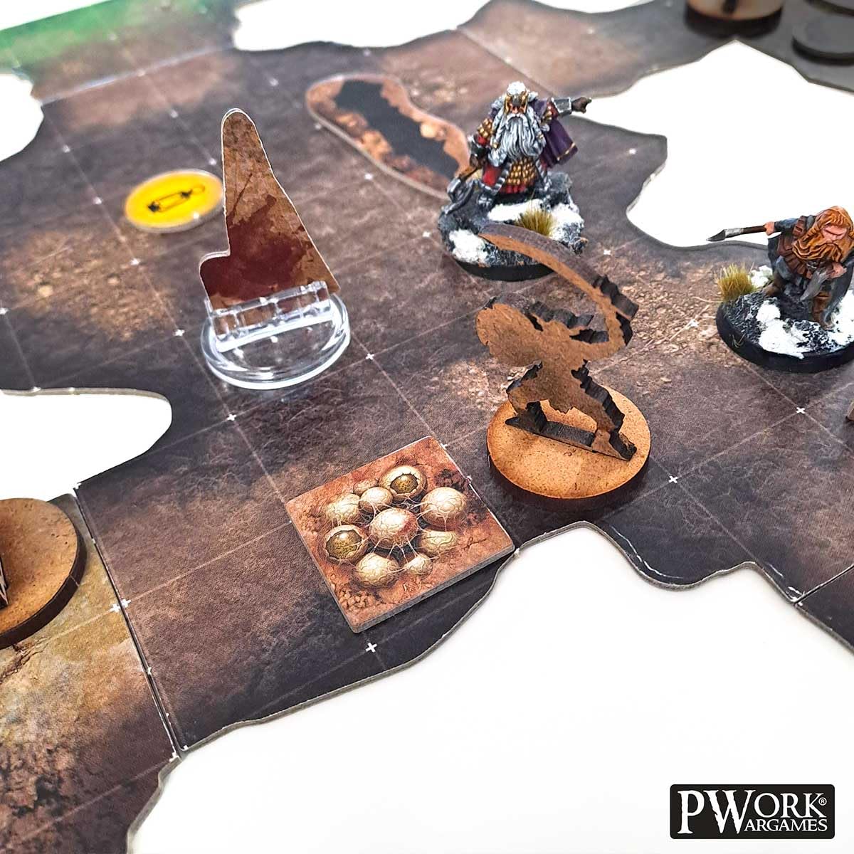 The Cave - RPG Modular Map Tiles - dwustronne płytki na karty