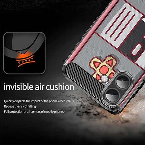 Miniatura 3 de CasesOnDeck Case Compatible with Apple iPhone 17  iPhone 17 Case Pictorial Patterned TPU Design Case Flexible Slim and Elegant (Retro Controller)