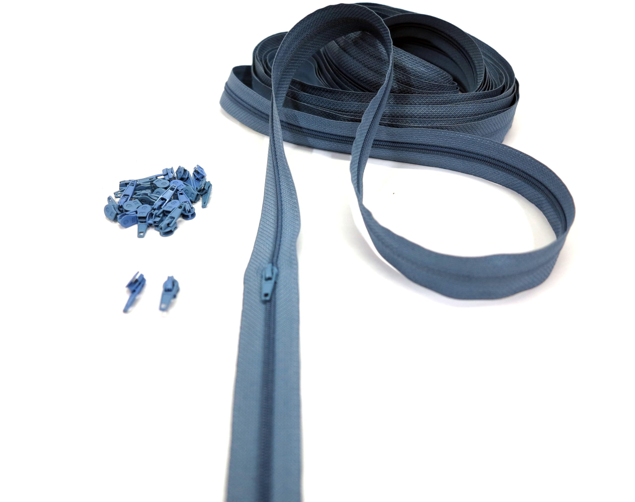 Fermeture éclair En Nylon, 20 Couleurs, Chaîne Continue