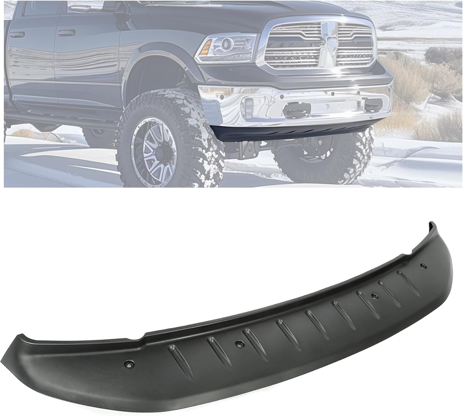 ECOTRIC Valance for 2009-2010 Dodge Ram 1500, 2011-2018 Ram 1500, 2019-2022 Ram 1500 Classic, Replacement for 55112616AA CH1090133