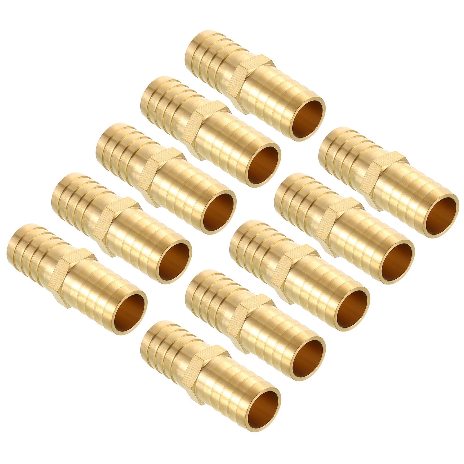 Accesorios de latón de 3/4 para mangueras con rosca macho y hembra en pack de 10 unidades