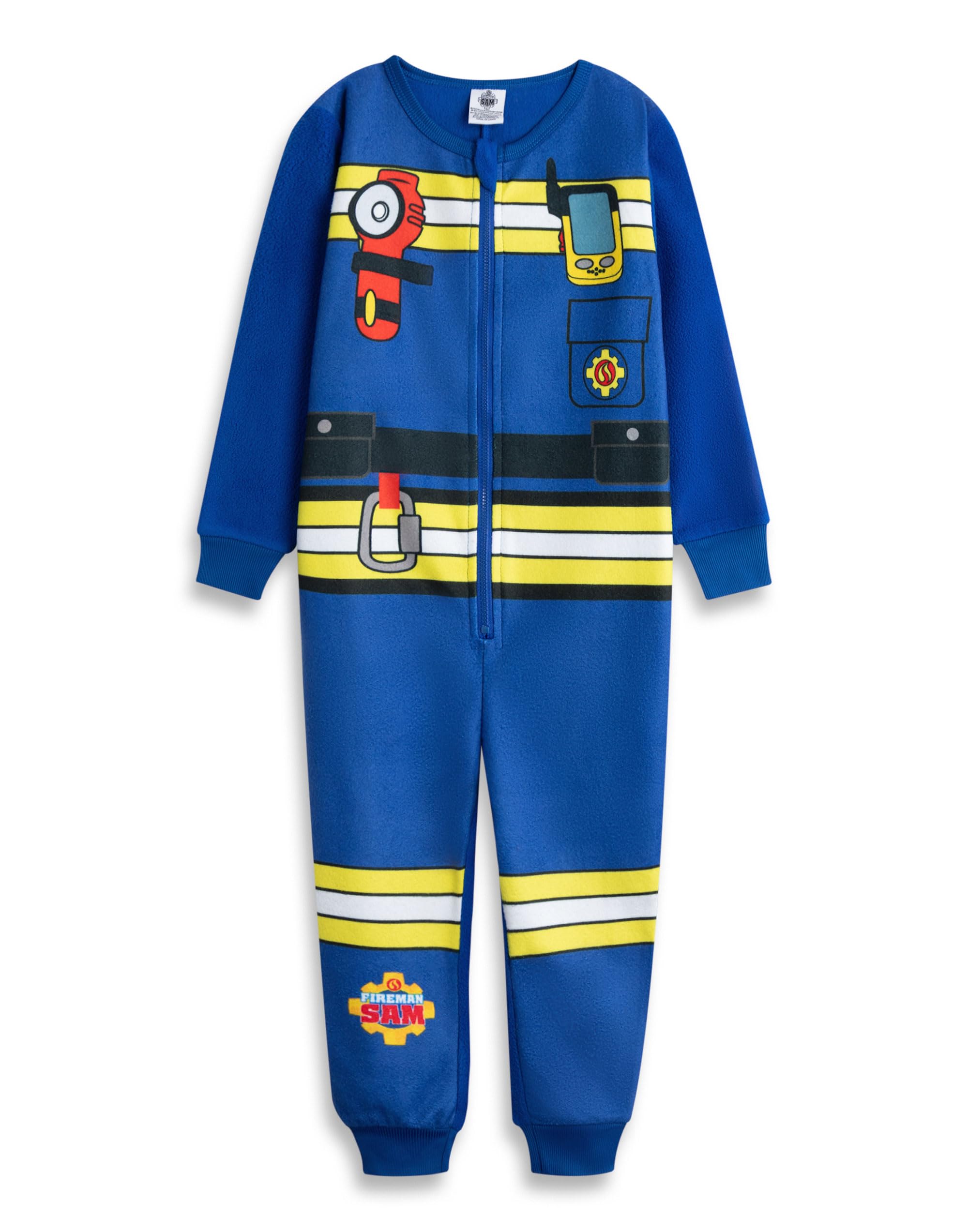 Fireman Sam - Boy's Onesie - Fleece - 18-24 m - Blue