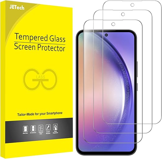 JETech Screen Protector for Samsung Galaxy A54 5G 6.4Inch, 9H Tempered