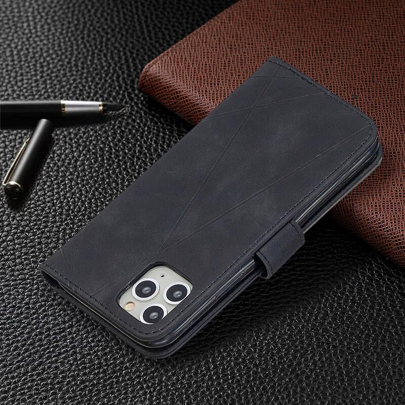 dla iPhone 13 mini (kolor: zielony) Trwały skórzany portfel Magnetyczne etui z klapką do gniazd kart telefonicznych
