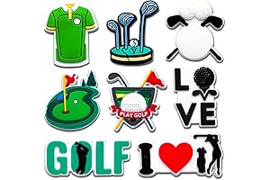 Golf Shoe Charms for Clog Sandals Bracelets Decoration