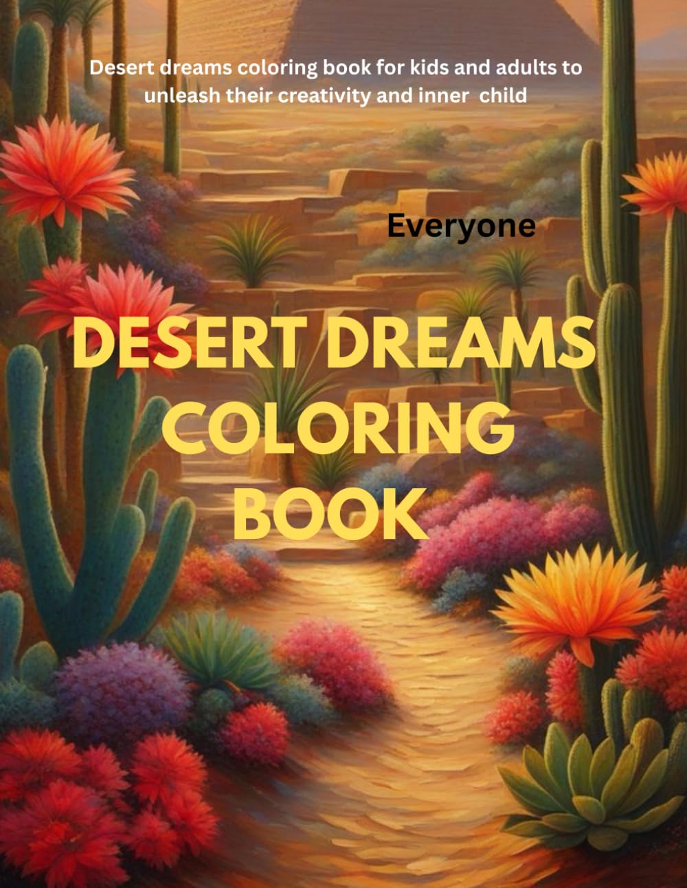 Desert dreams coloring book