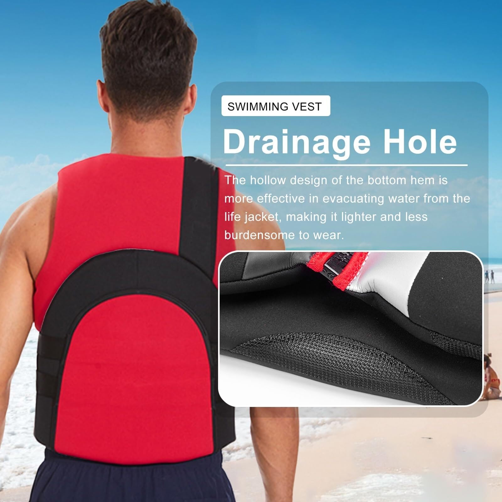 River Vest Ajustamento Ingegneria Organizzazione Fiume Neoprene per Pesca Mosca Trota Fiume Uso