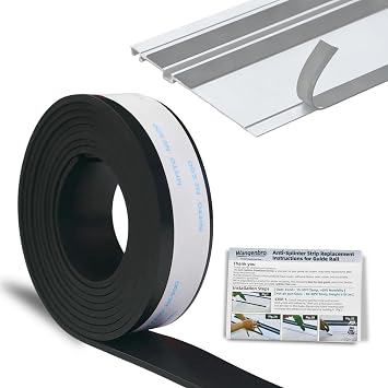 62" Anti-Splinter Strip for Kreg/Milwaukee/Makita/Festool Track Saw Guide Rails, Splinter Guard Replacement Strips with Strong Self-Adhesive Tape, Compatible with Track Saw Accessories of Most Brands