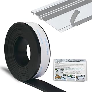 62" Anti-Splinter Strip for Kreg/Milwaukee/Makita/Festool Track Saw Guide Rails, Splinter Guard Replacement Strips with Strong Self-Adhesive Tape, Compatible with Track Saw Accessories of Most Brands