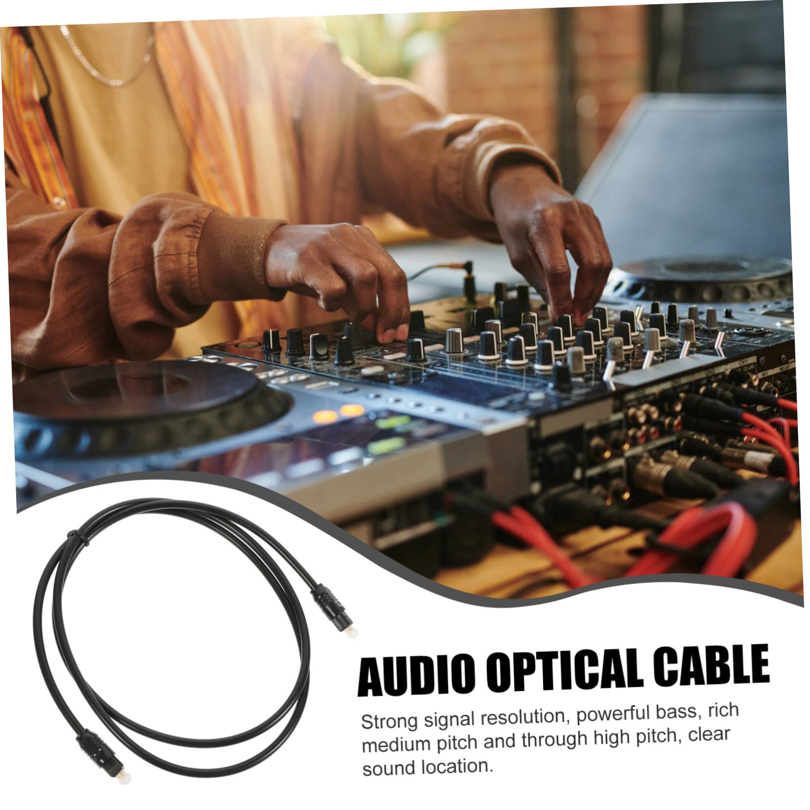 UPKOCH 8pezzi Cavo Audio Ottico Maschio Maschio Per Hi-fi e Home Theater Alta Stabilità e Trasmissione Digitale Per Amplificatori e Dispositivi Audio
