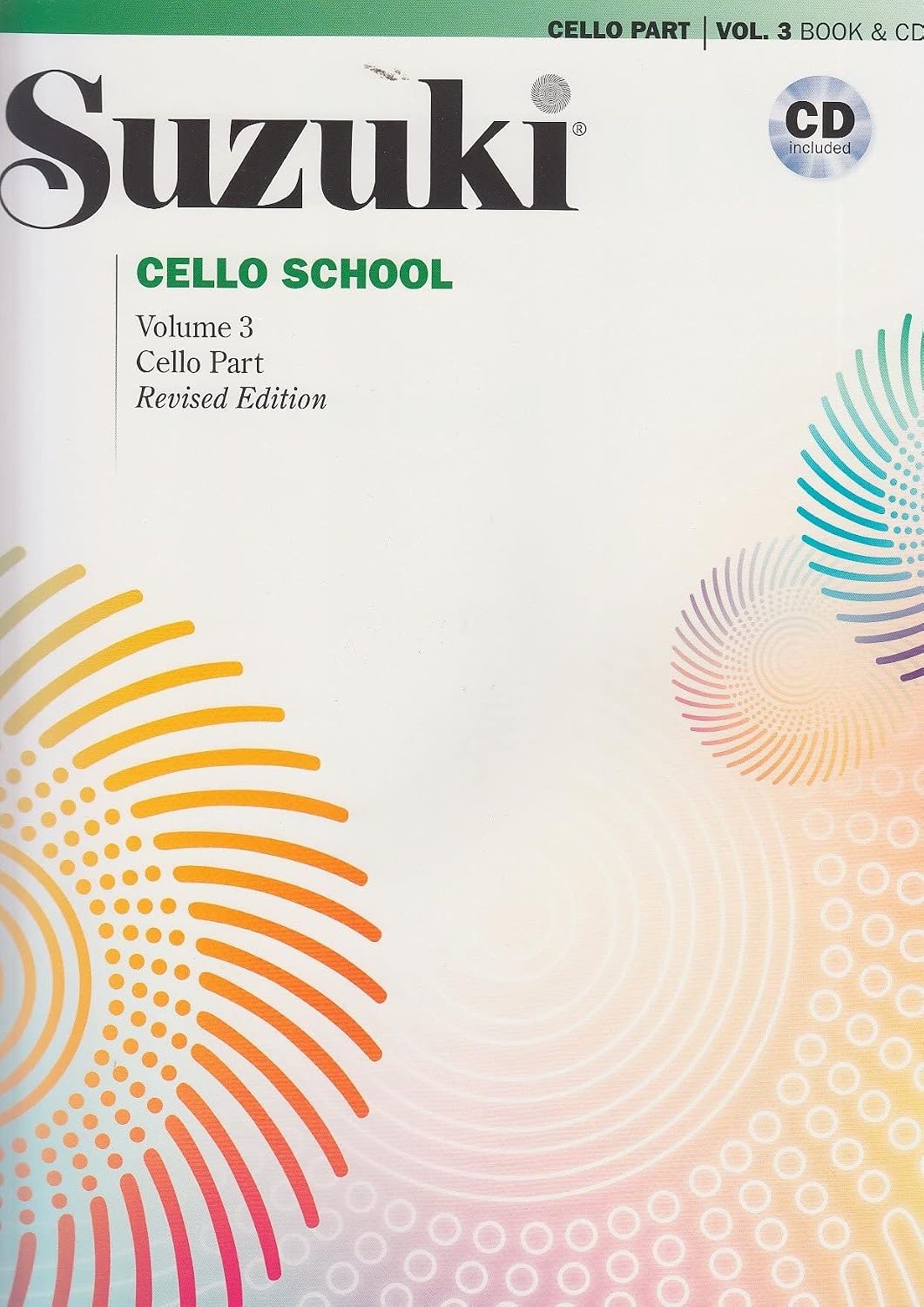 Suzuki Cello School, Vol 3: Cello Part, Book & CD