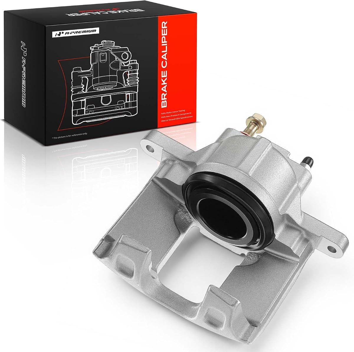 Disc Brake Caliper without Bracket | Compatible with Jeep Wrangler & Chrysler Town & Country & Dodge Grand Caravan, Journey, Nitro & Ram C/V & Volkswagen Routan