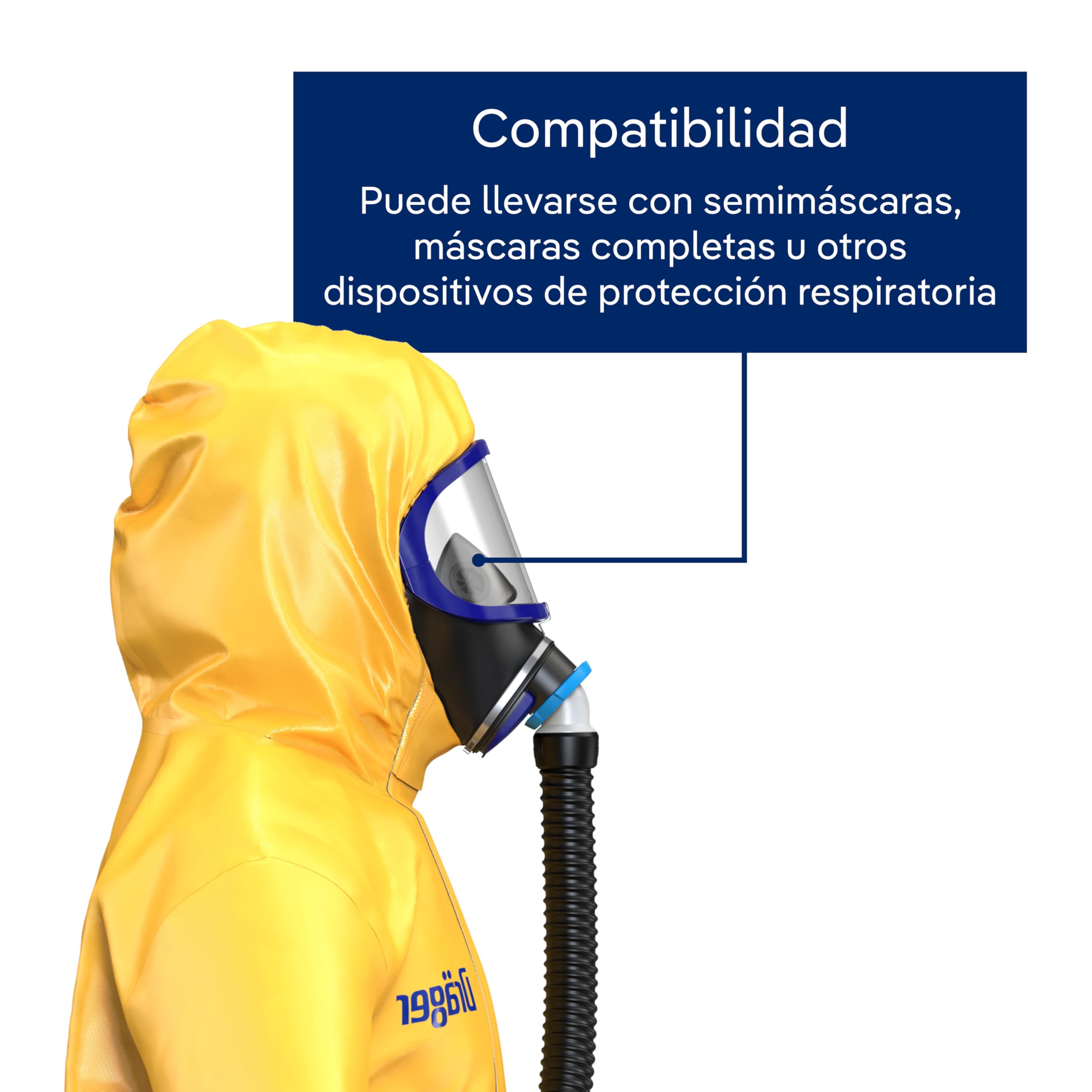 Dräger SPC 4400 CPM Mono Amarillo de Seguridad y protección Laboral | Uso con respiradores y mascarillas | Industria de residuos desechos y Agua