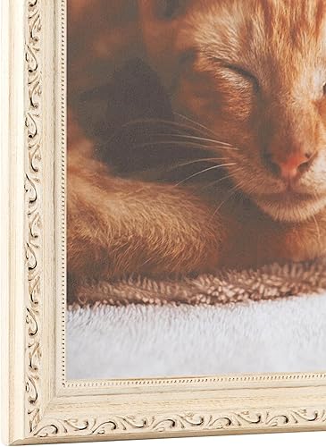 Miniatura 5 de ArtToFrames WOMD11234 - Marco de fotos blanco de 11 x 14 pulgadas, para póster de madera personalizada de 1.25 pulgadas con cuentas, para arte o