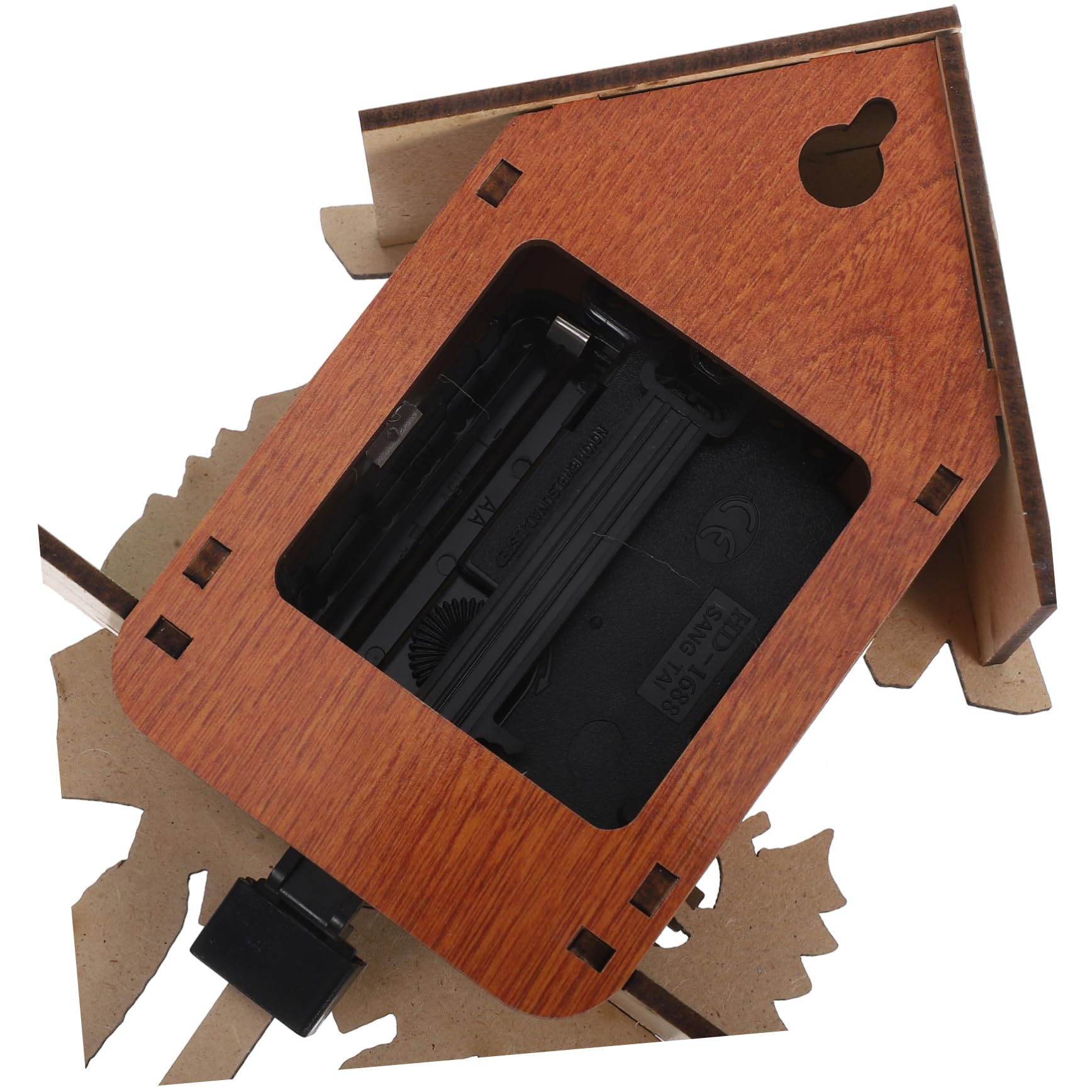 Reloj de Cuco de Pared de Madera Péndulo para Sala y Oficina