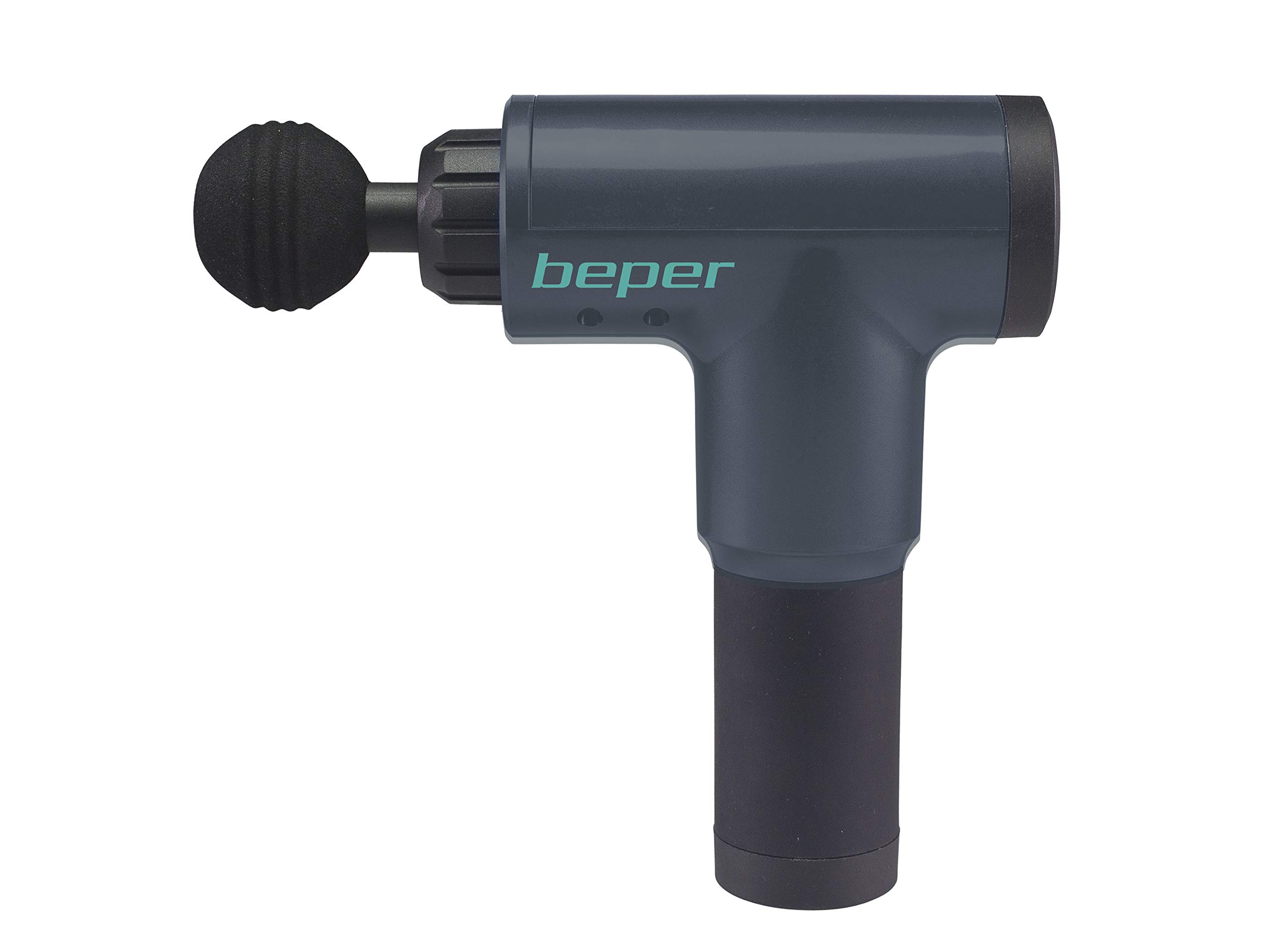 BEPER P302MAS001 Pistolet de massage, masseur à percussion rechargeable avec percussion profonde pour relaxation, récupération fatigue, massage à main électrique avec 6 vitesses