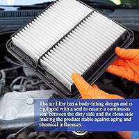 Vista 5 de Filtro de aire del motor CA9997 para Subaru 2008-2016 Impreza, 2009-2018 Forester, 2005-2019 Legacy, 2005-2019 Outback, 2013-2021 WRX, 2006-2007 B9