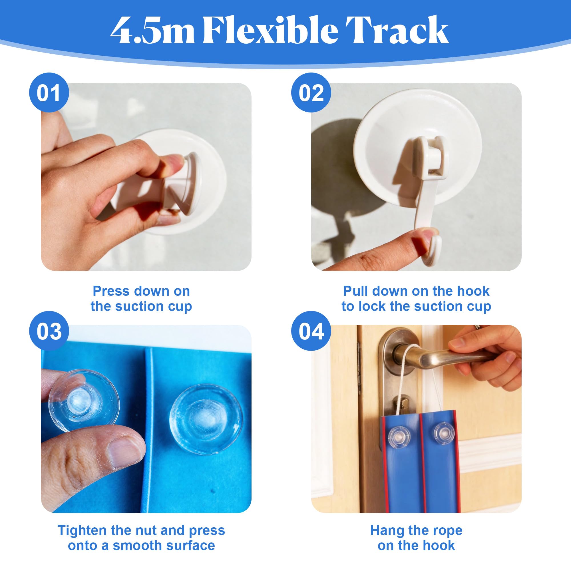 Juego de pistas de carreras flexibles para niños de 4,5 metros, hipódromo flexible para niños, Hot Wheels, pista de carreras portátil Hot Wheels con rampa doble, adecuada para niños
