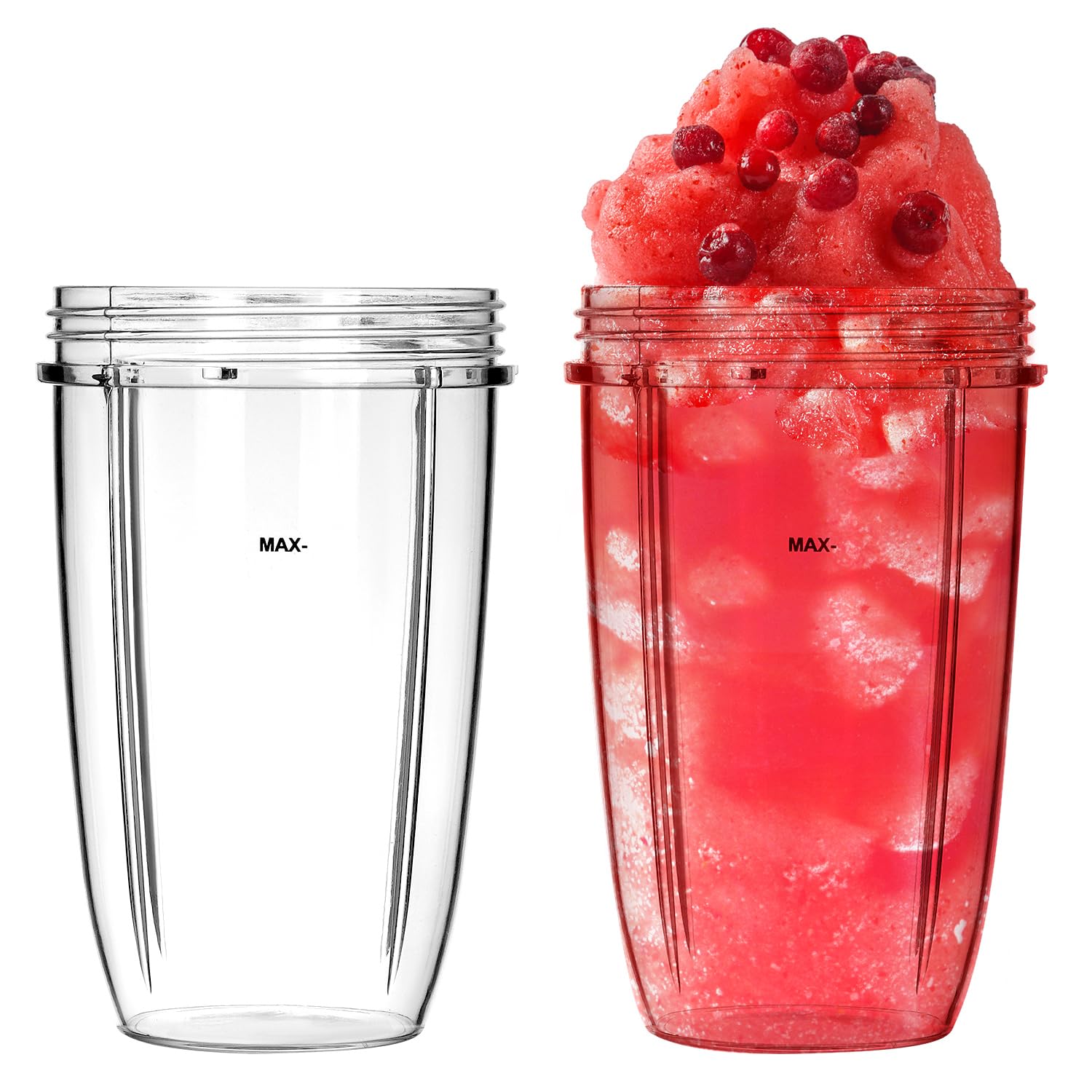 Gobelet de rechange pour Nutribullet 700 ml lot de 2 en plastique sans BPA