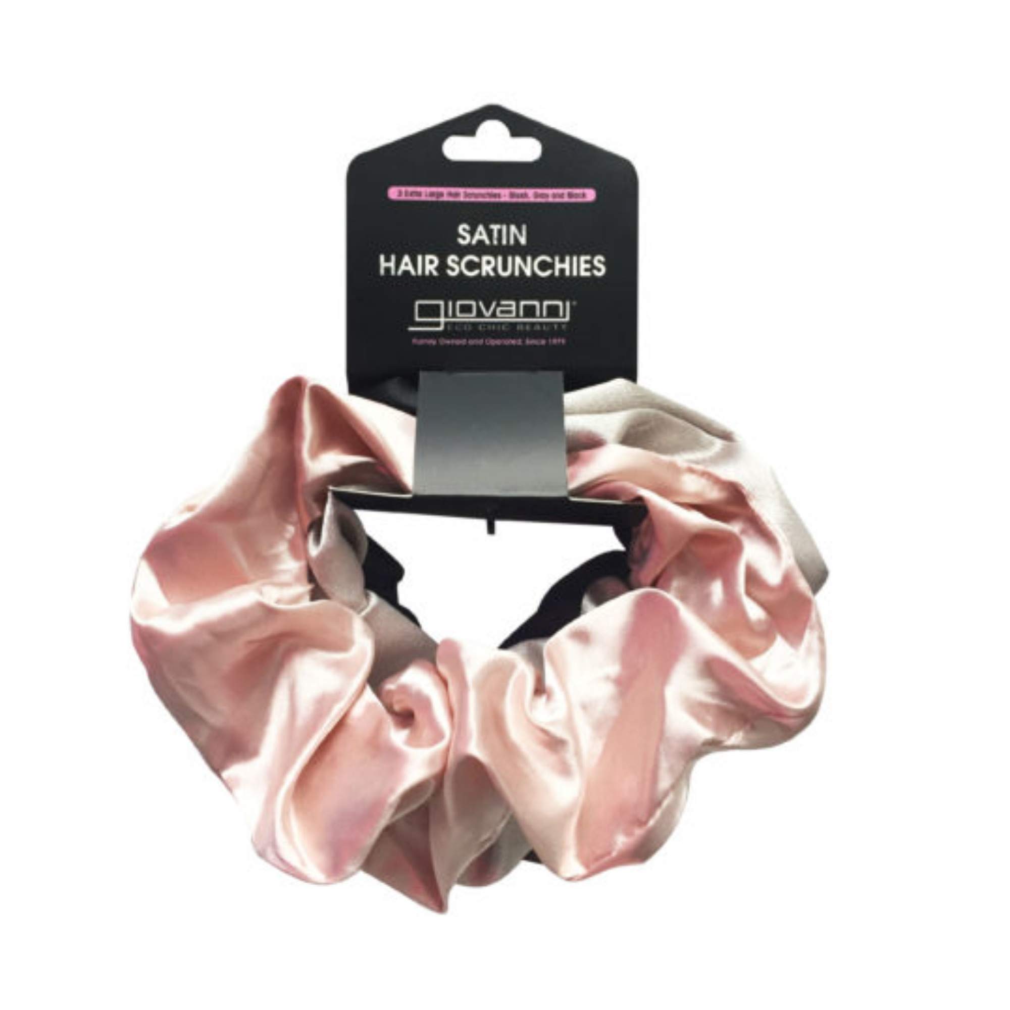 Buy Giovanni, Satin Material Hair Scrunches, Extra Large, Neutral Tones