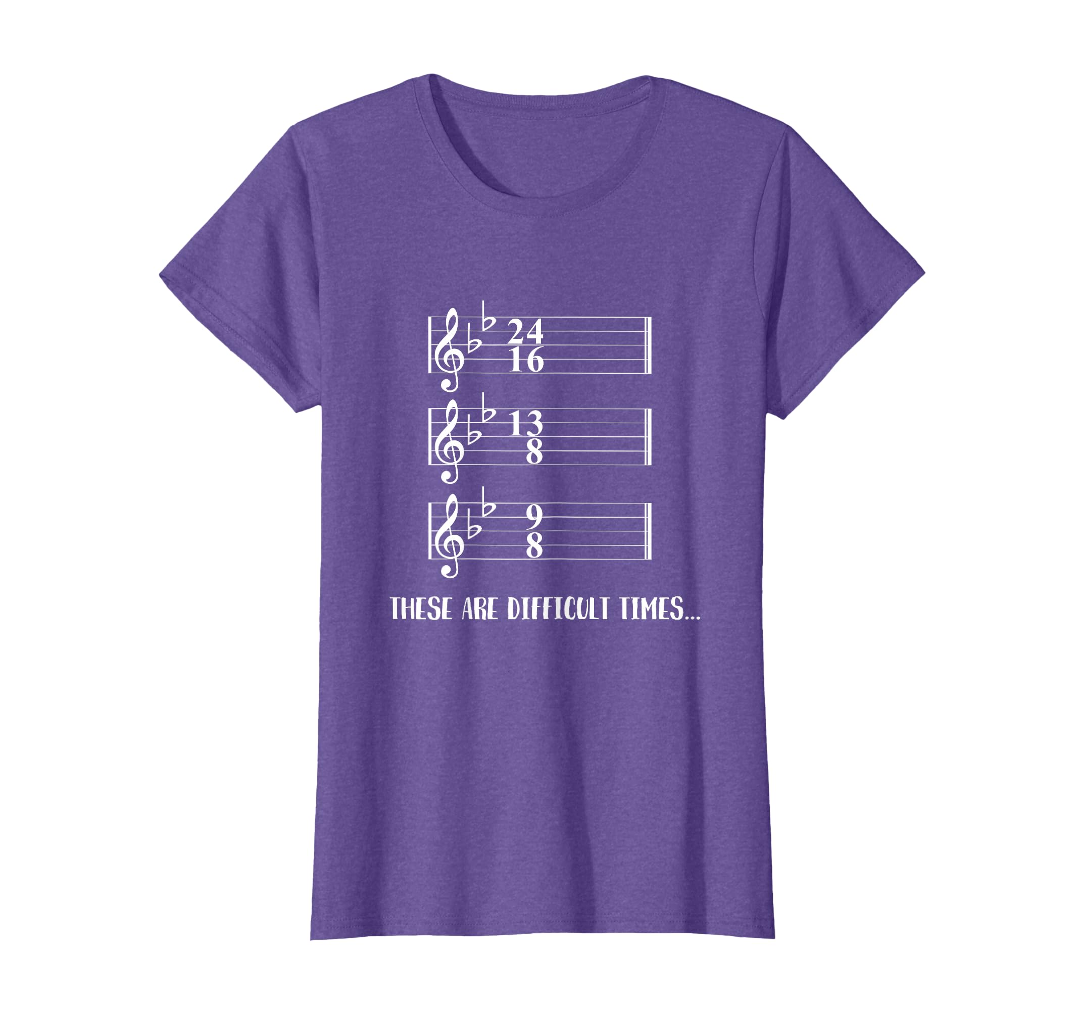 These Are Difficult Times T-Shirt Funny Music Geek Pun Tee T-Shirt