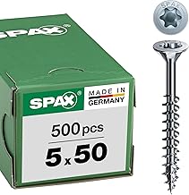 Spax, universal screw, 3, countersunk, T-star Plus, 4CUT, partial thread, galvanised, blank A2J - 0191010350303