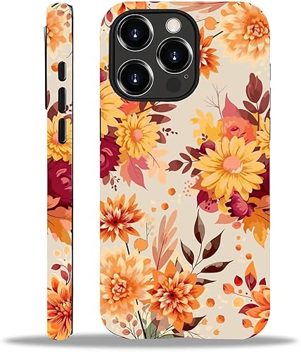 Miniatura 84 de Funda para iPhone 11 Pro Max, flores rojas coloridas 2 en 1, carcasa rígida + silicona, a prueba de golpes, protección contra caídas compatible con