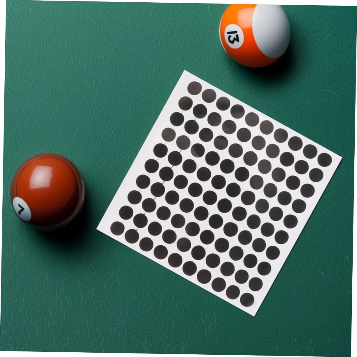SUPVOX 4sheet Billiards Pool Accessories Spots Billiard Table Tennis Dot Markers