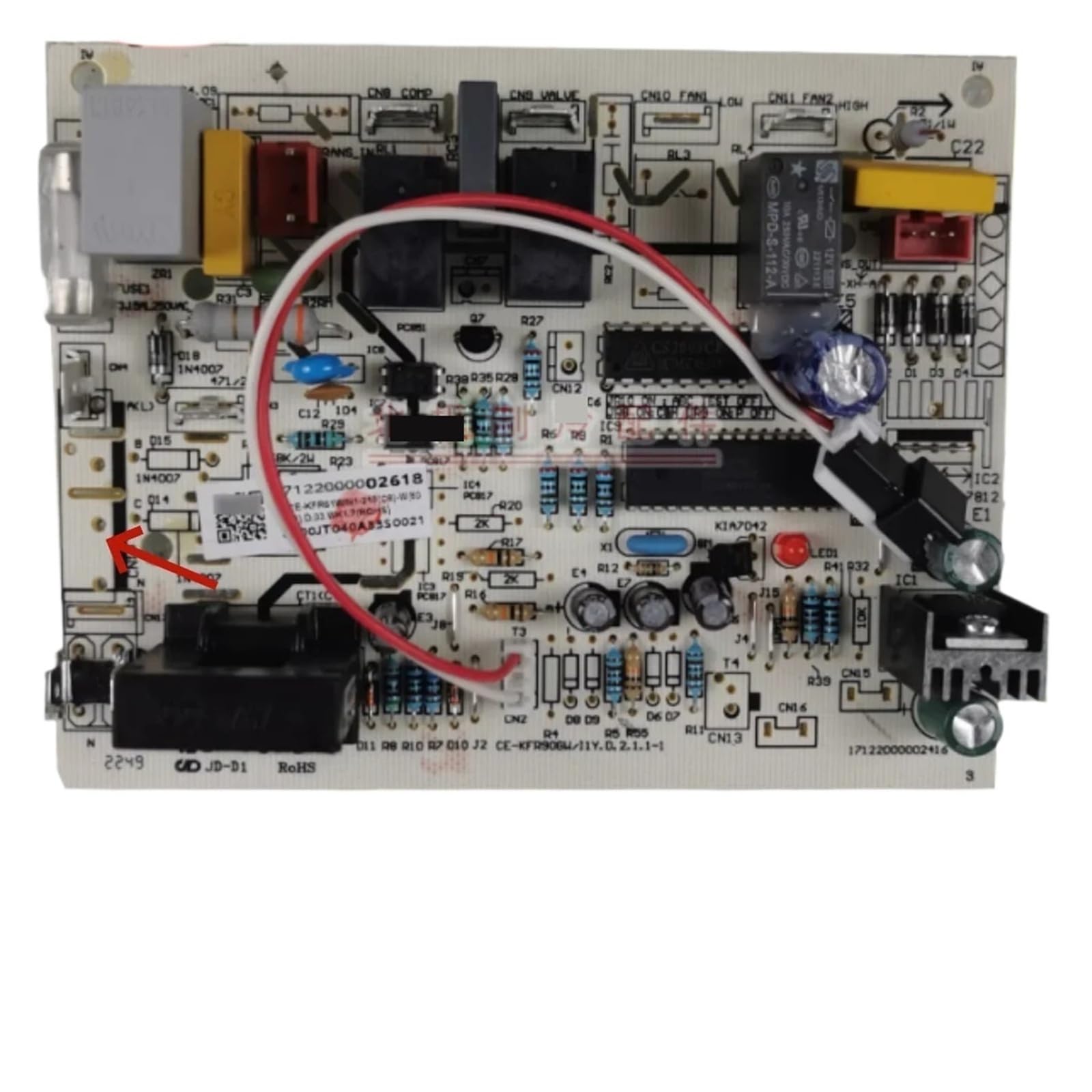 Circuit imprimé climatiseur réversible Midea CE-KFR61W/N1-210 C9