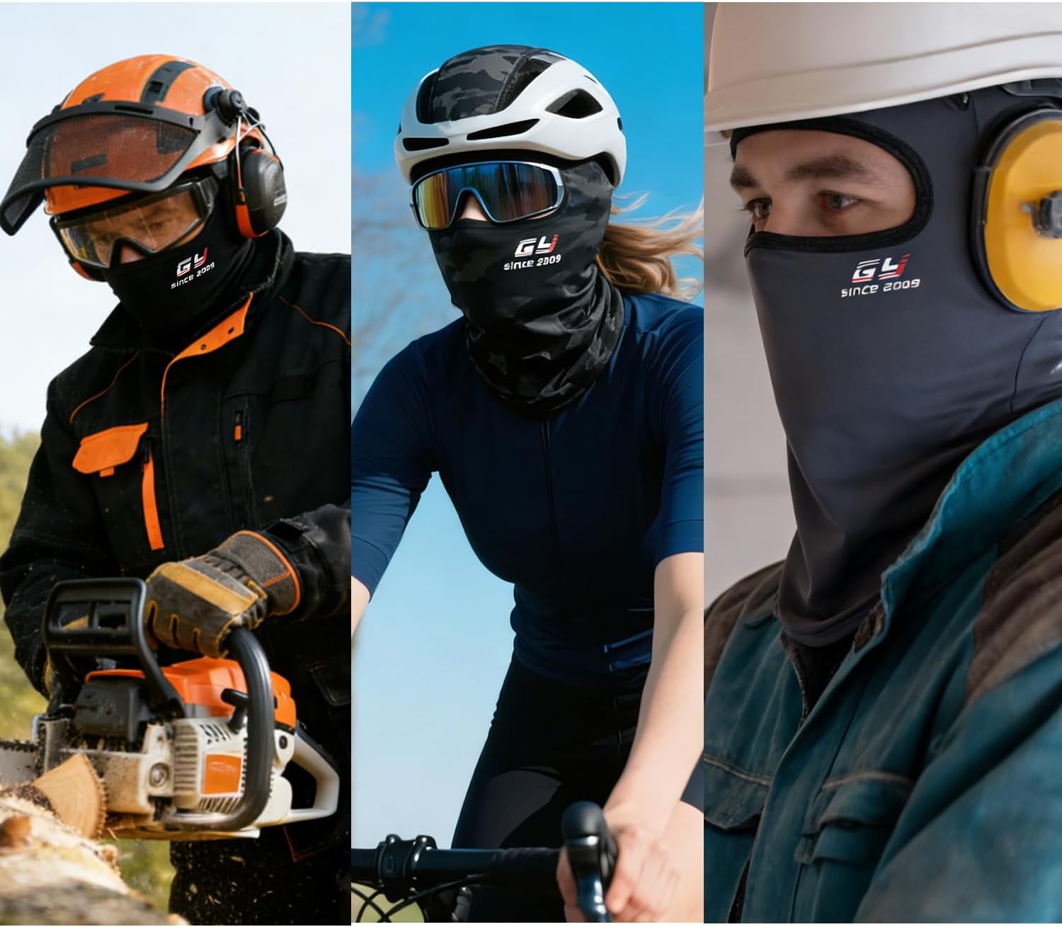 GY Balaclava Ski Mask for Men & Women Neck Gaiter UV Protection Motorcycle Balaclava Football Shiesty Mask for Sports - Image 8