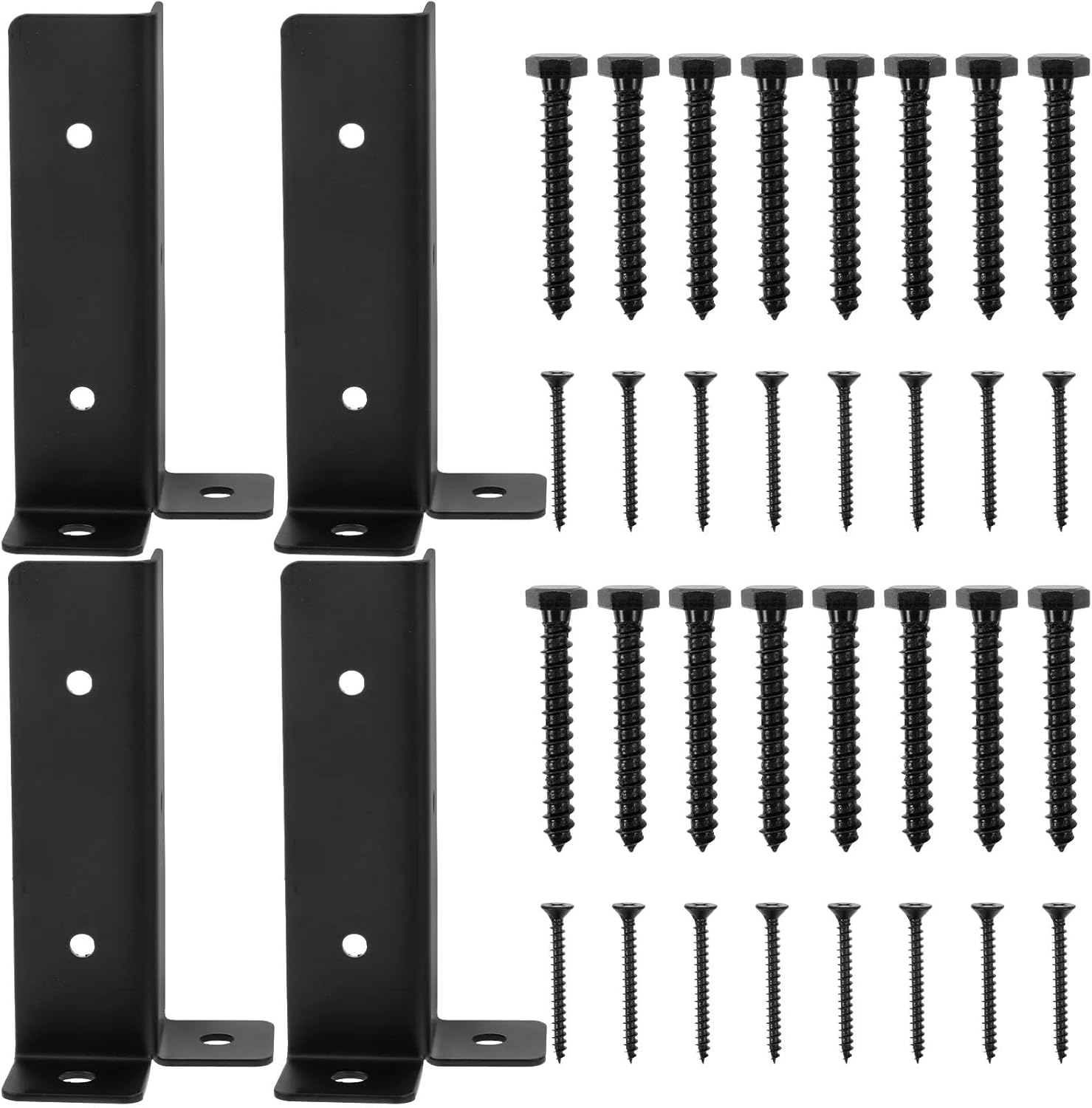 1 Set Mailbox Protector Post Protector Firm Iron PostBracket for Deck Fence Railing WoodMailboxPostCover Postal Box Base