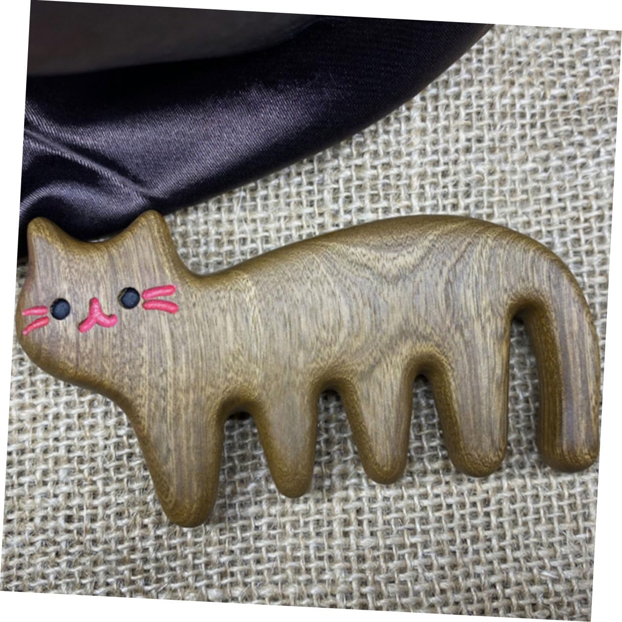 FRCOLOR 5 Sätze Sandelholz-massage Kamm Kein Statischer Kamm Kopfmassagegerät Holzmassage Entwirr Tragbarer Massagekämme Haar Pflücken Haar Aus Holz Holz 2 Stück * 5