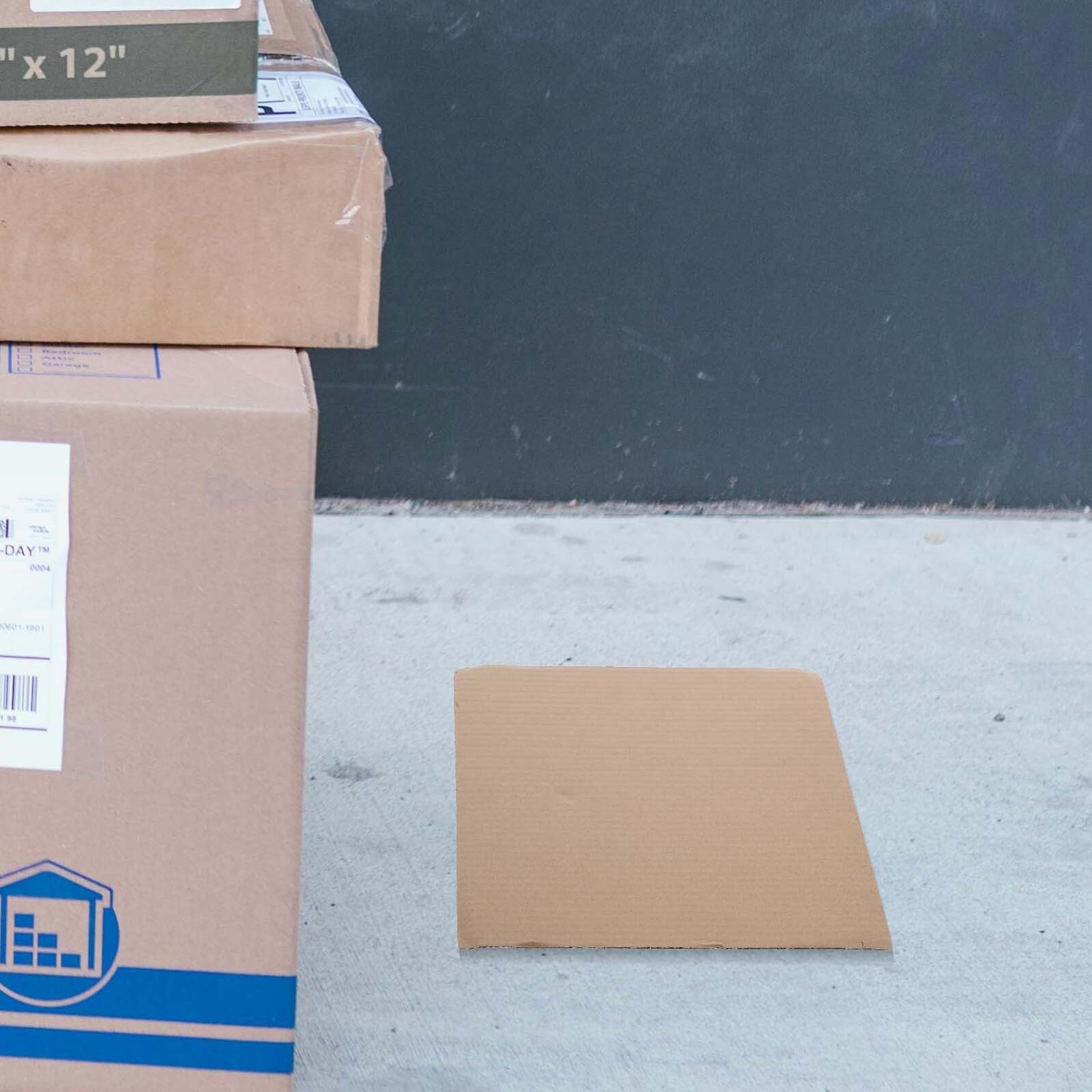 TEHAUX 50 Stück Braune Wellpappe Trennstreifen Dicke Karton Einleger Vielseitig Einsetzbar als Verpackungsmaterial Füller für Versand und DIY Basteln