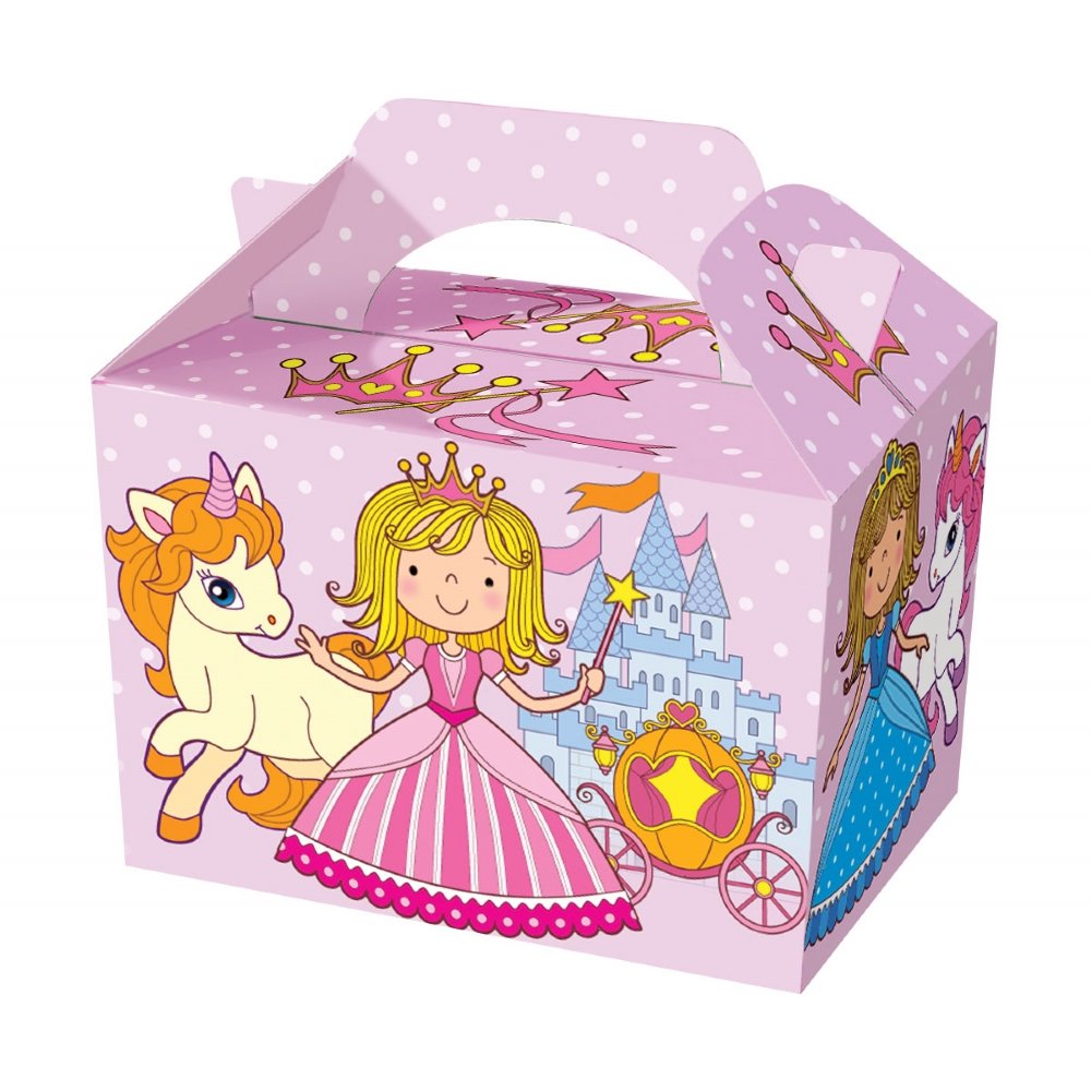 Diamante Crafts 30 x Princess Party Lunch Boxes