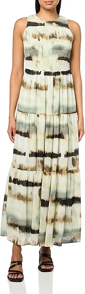 Anne Klein Women's Smocked Bodice Maxi