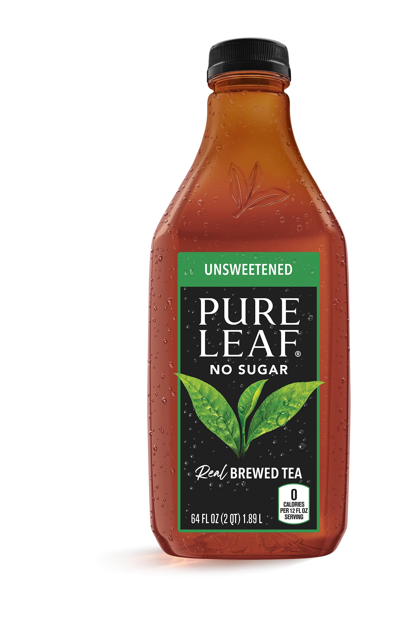 Pure leaf Iced Tea, Unsweetened, Real Brewed Tea (64 oz Bottle)