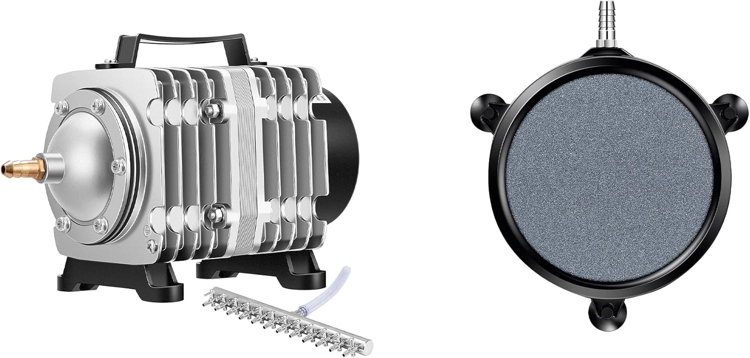 VIVOSUN Commercial Air Pump 1427 GPH 55W 90L/min 12 Outlet