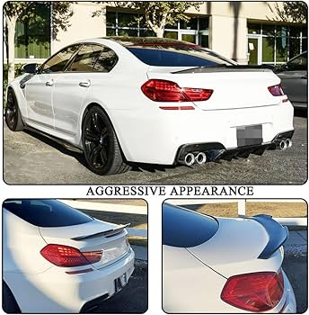 Amazon | MCARCAR KIT カーボンファイバー トランクスポイラー BMW 6