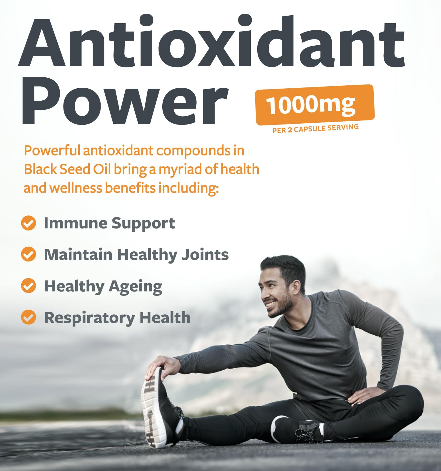 Black Seed Oil - 180 Softgel Capsules (Non-GMO & Vegan) Premium Cold-Pressed Nigella Sativa Producing Pure Black Cumin Seed Oil with Vitamin E - 500mg Each, 1000mg Per 2 Capsule Serving — Amazon image 3