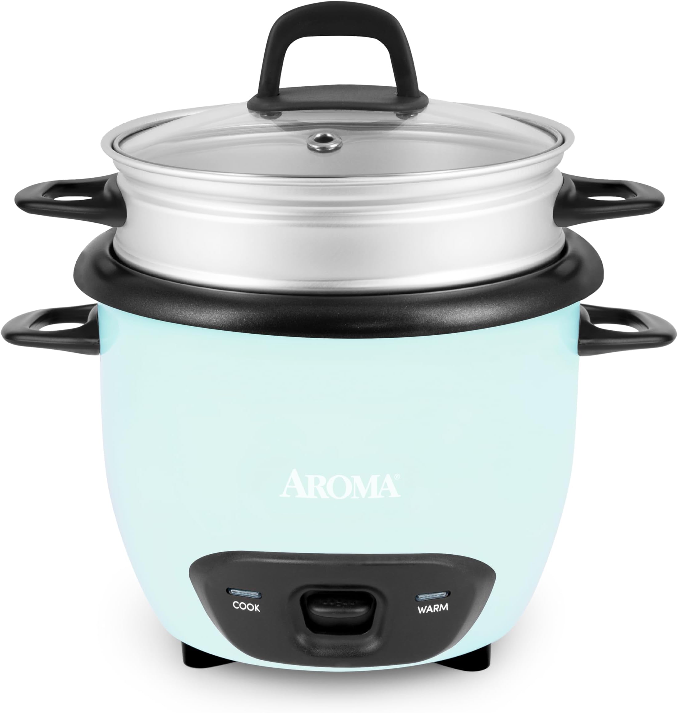 Aroma Housewares 6-Cup (Cooked) / 1.5Qt. Rice & Grain Cooker (ARC-743-1NGBL)