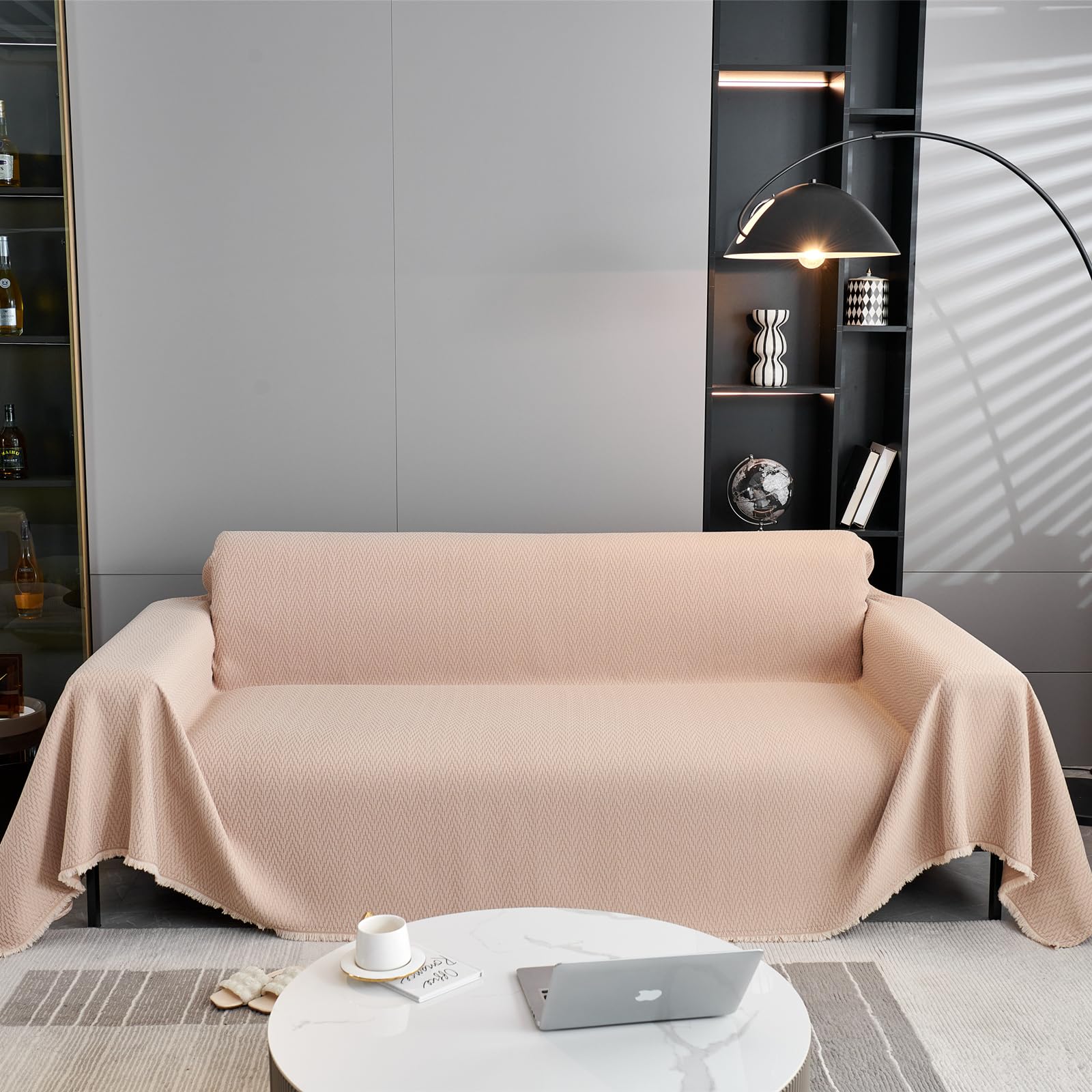 Couverture de canapé résistant à l'eau pour salon familial et animaux