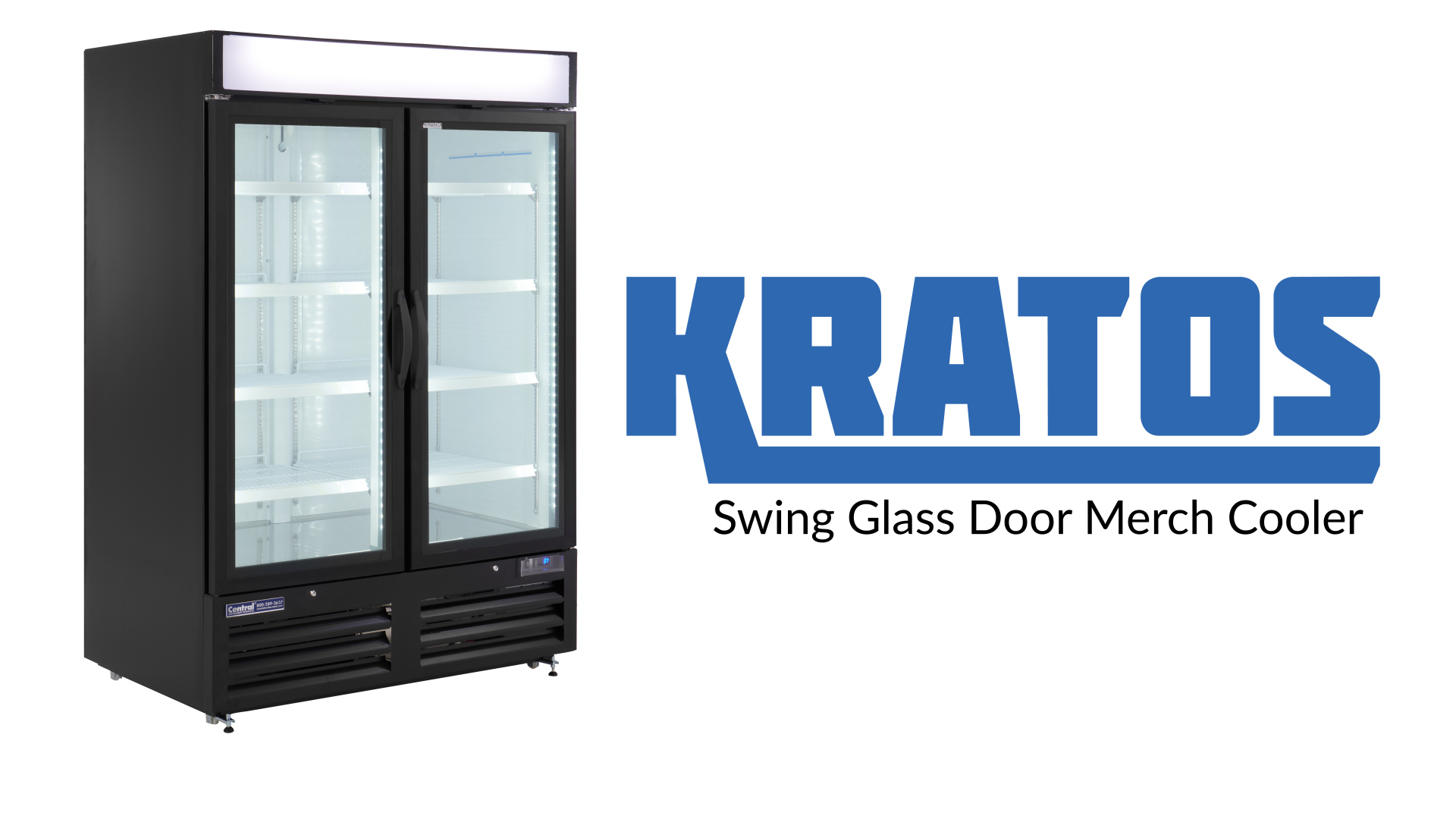 Kratos Swing Glass Door Merch Cooler on Amazon Live