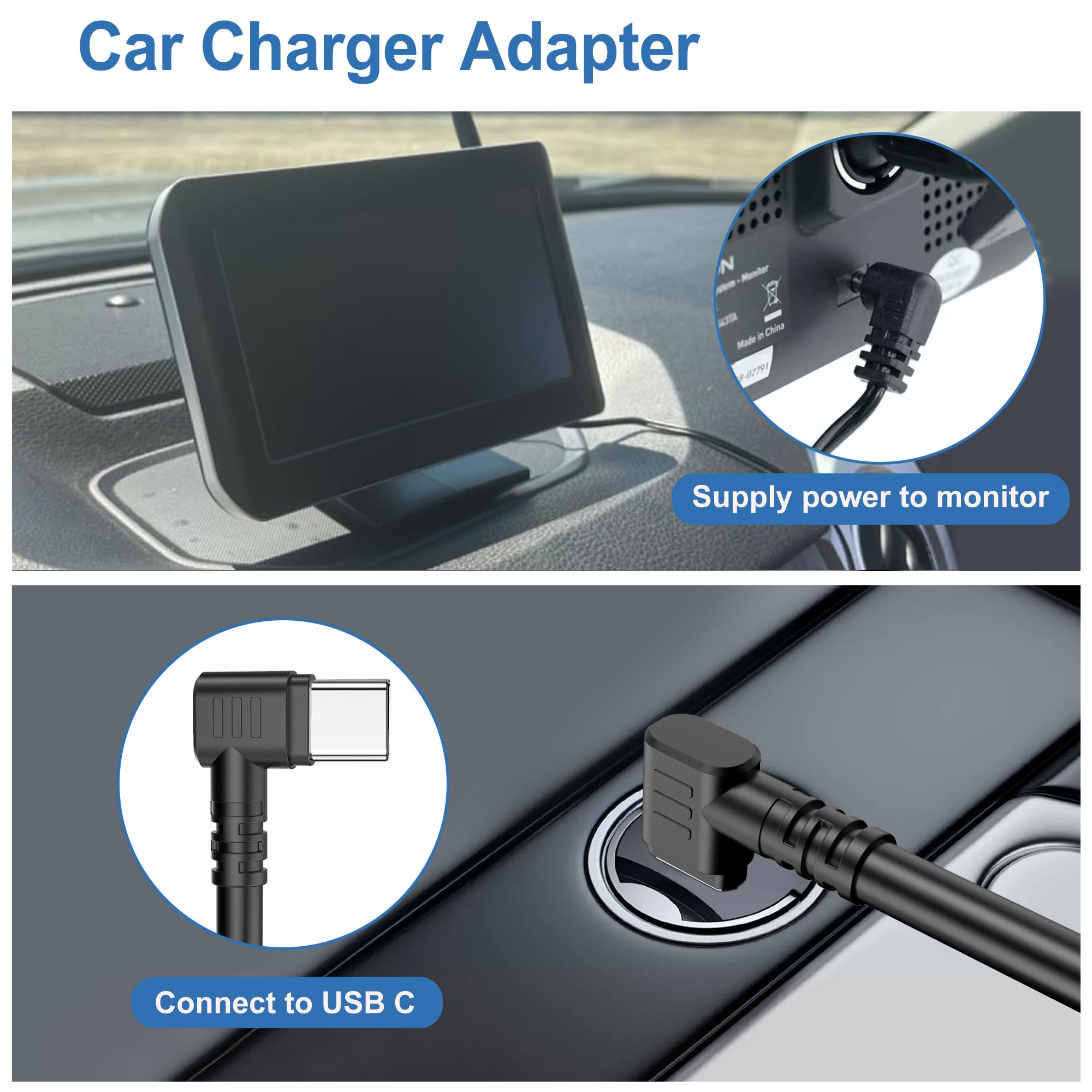 Leekooluu Backup Camera Backup Camera USB To DC Power Cord - 7FT ...
