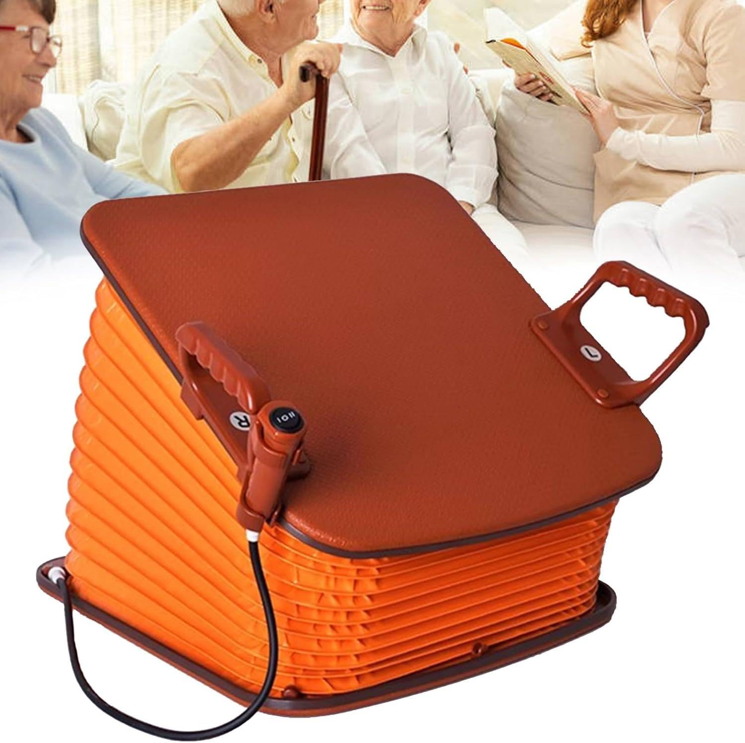 Cuscino sollevatore elettrico, sollevatore portatile per sedili, dispositivo di assistenza per anziani, supporta fino a 100 kg, ideale aiuto per la mobilità per sedersi e stare in piedi