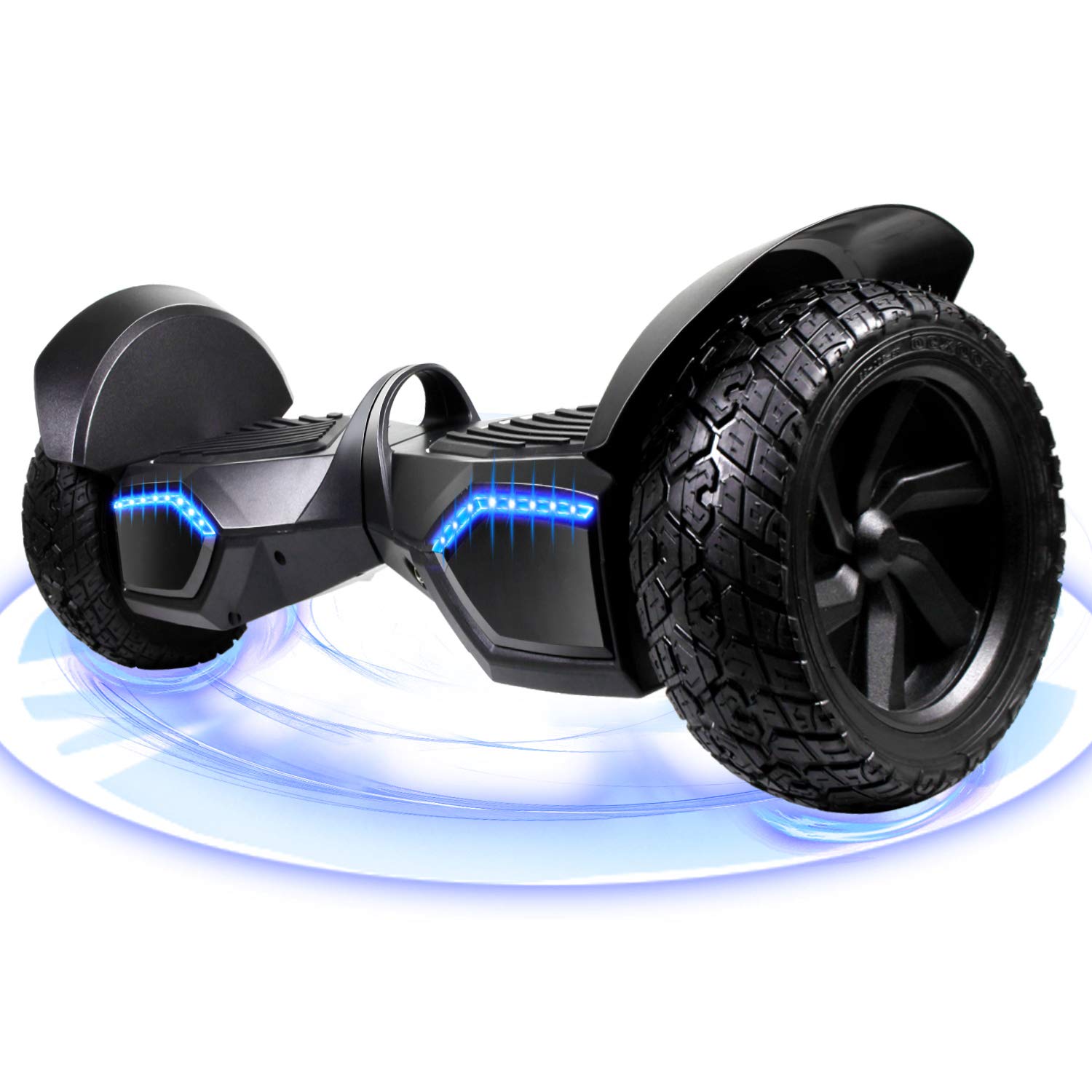 UNI-SUN All Terrain Hoverboard, 8.5'' Offroad Hoverboard, 2.8 Times Walking Speed Hoverboard with Lights and Bluetooth for Adults and Teens, Off Road Hoverboard Gifts