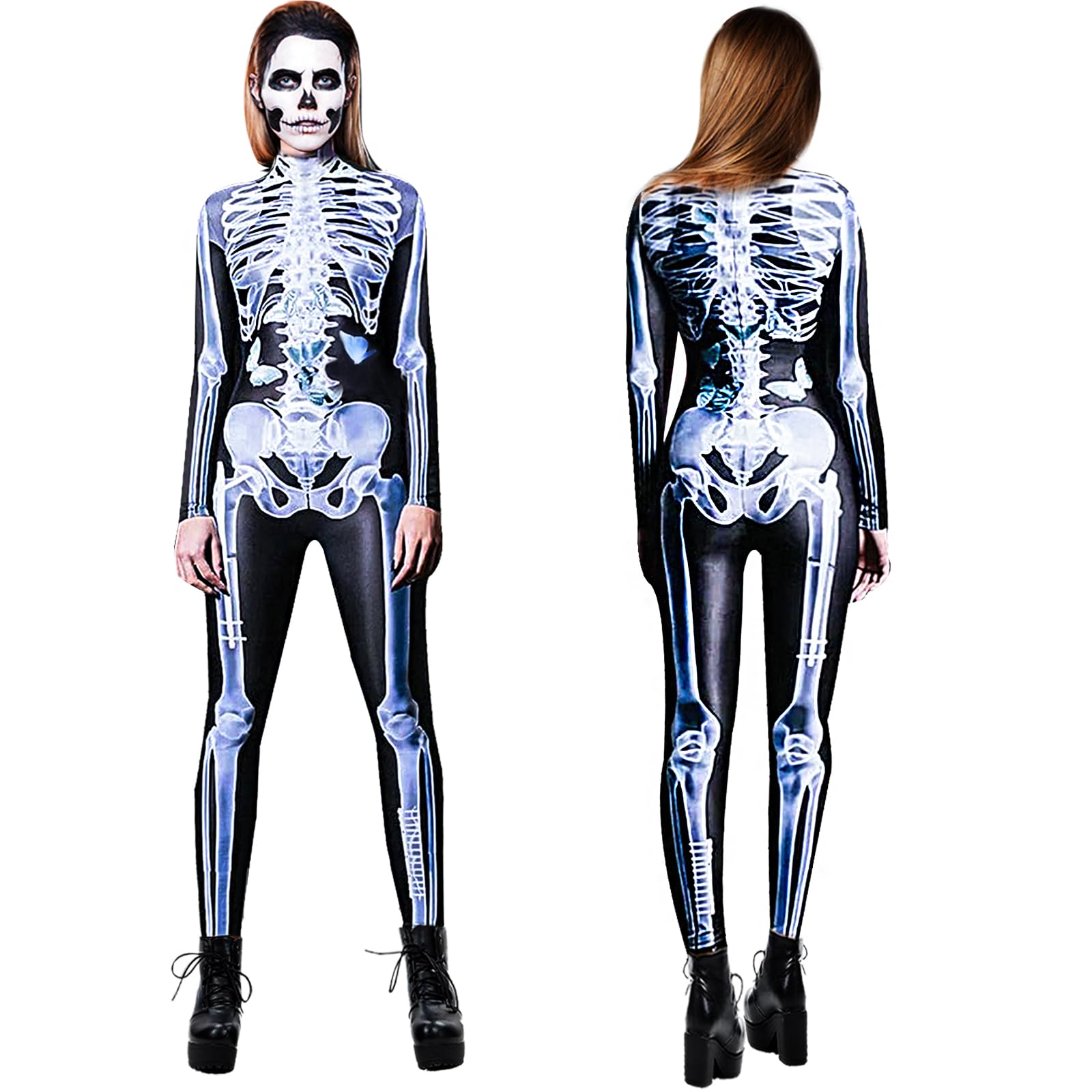 Mujeres Adultas Harley Quinn Fiesta De Halloween Cosplay Traje Mono