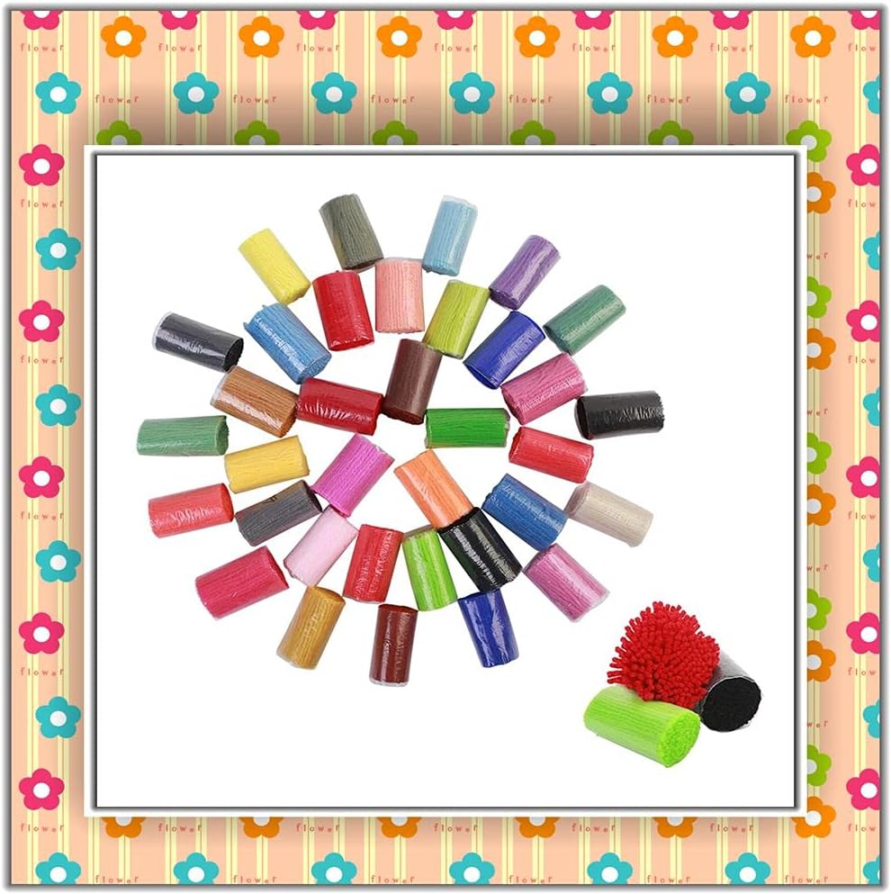 DL-YTG DIY Latch Hook Kits Pink Horse Throw Carpet Embroidery Cover Rug Pattern Color Printed Canvas 32x32in, Crochet Needlework Crafts for Kids and Adults