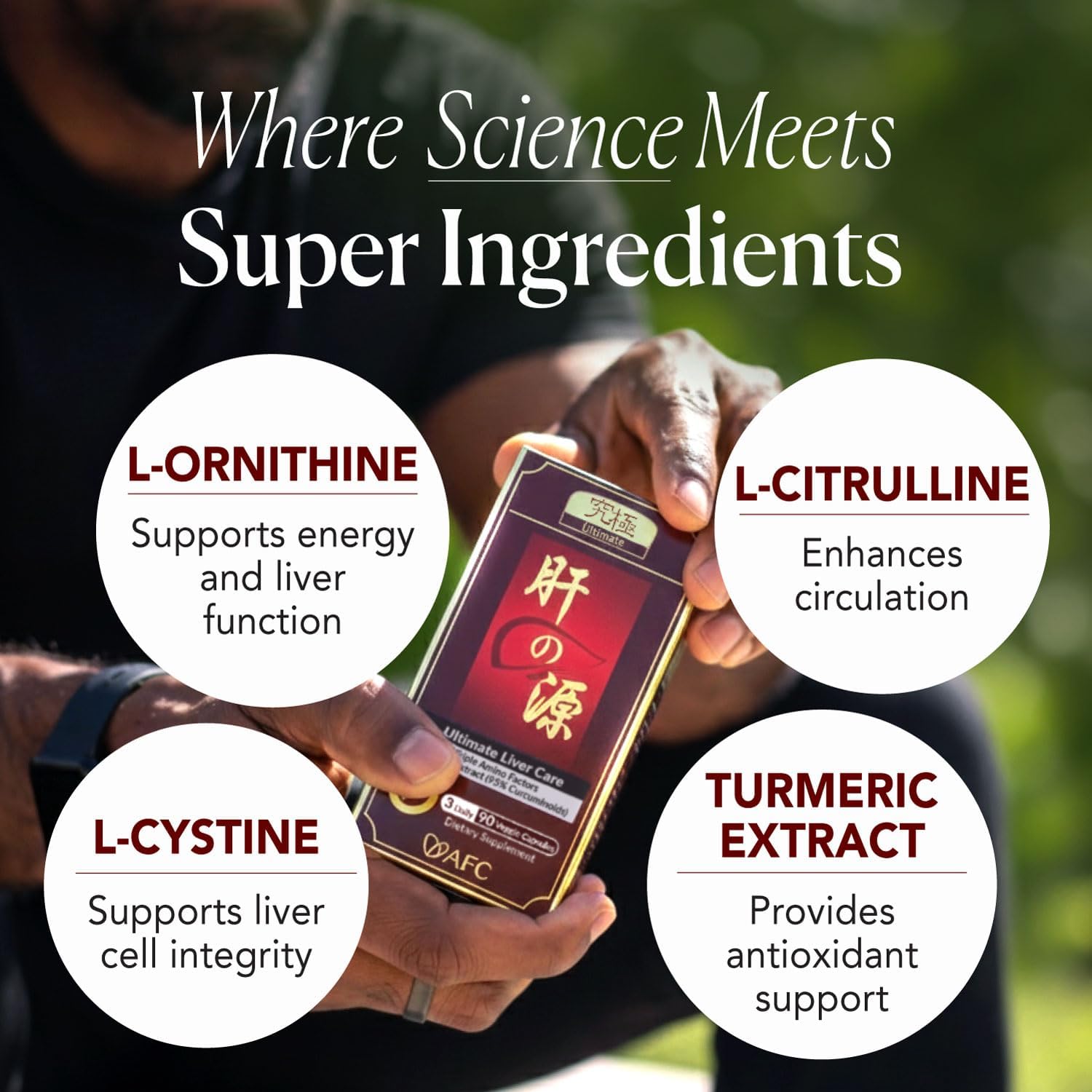 AFC Japan Ultimate Liver Care Cleanse Detox Supplement Formula – Supports Healthy Liver Function with Amino Acid L-Ornithine, L-Citrulline, L-Cystine, and Turmeric Extract, 90 Veggie Capsules [3 Pack] - Image 6