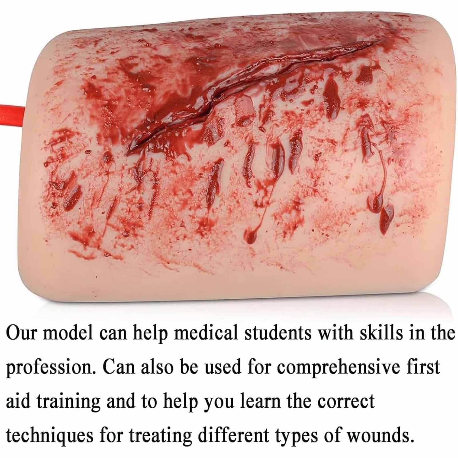 Modelo De Entrenamiento para Detener El Sangrado, Kit De Entrenamiento para Empaquetar Heridas En El Muslo, Modelo De Simulador De Laceración, Practicar Técnicas De Vendaje Hemostático